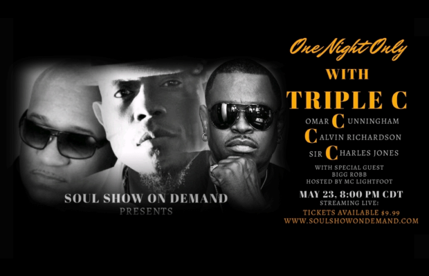 May 23: Virtual Soul Show w Omar Cunningham, Calvin Richardson & Sir Charles Jones