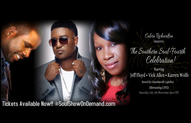 Celebrate the 4th w Soul: July 4 Southern Soul Show On-Demand