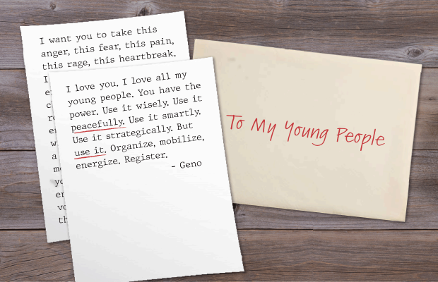 ‘To My Young People’ – Listen to a Personal Message from Geno