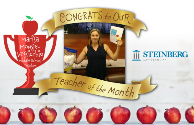 Congrats & Thanks to Marisa Monge-Vessicchio of Hanahan Middle School