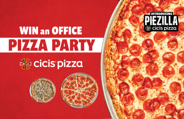 Win a Pizza Party for YOUR Office from Cicis Pizza! Win a Pizza Party for YOUR Office from Cicis Pizza!