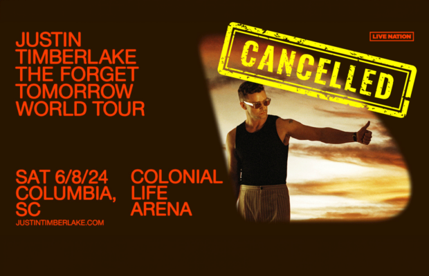 CANCELLED: Justin Timberlake @ Colonial Life Arena on 6/8