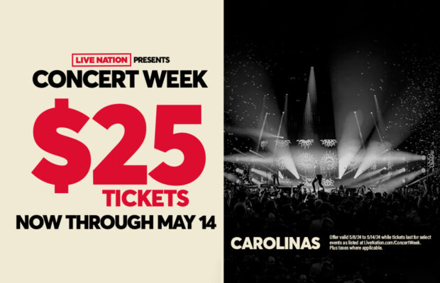 Get Tix to 5,000+ Shows for Just $25 During Concert Week