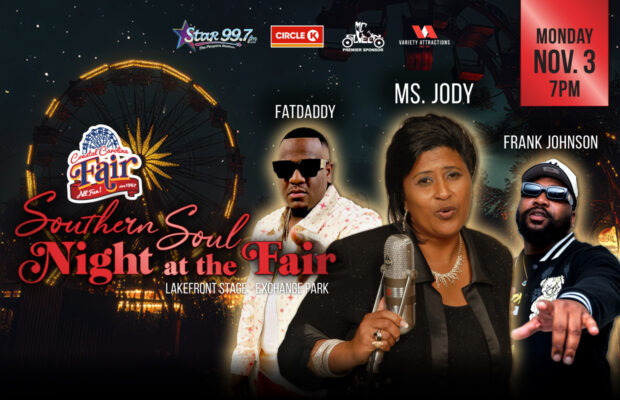 11/3: Southern Soul Night Returns w/ Ms. Jody, FatDaddy & Frank Johnson