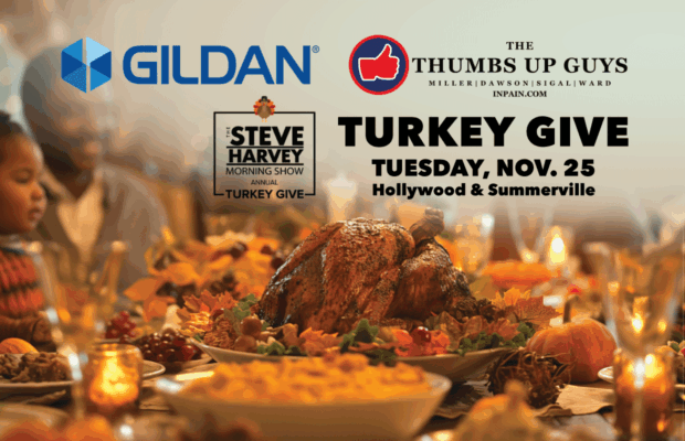 11/25: Steve Harvey Morning Show Turkey Give – Hollywood & Summerville