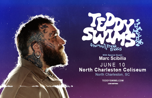 6/10: Teddy Swims w/ Marc Scibilia @ Coliseum 6/10: Teddy Swims w/ Marc Scibilia @ Coliseum