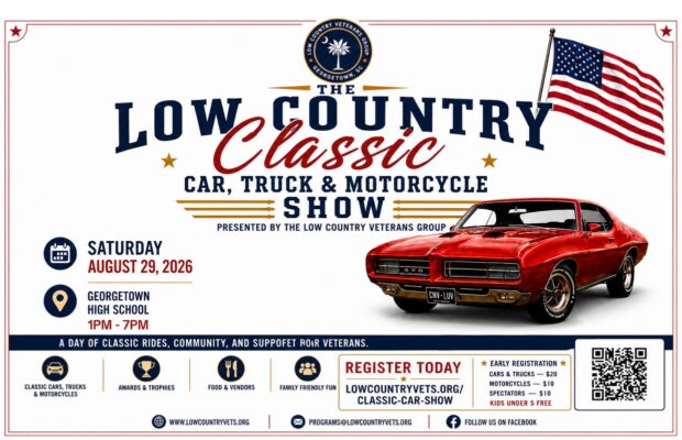 8/29 – LCVG Lowcountry Classic Car, Truck & Motorcycle Show 8/29 – LCVG Lowcountry Classic Car, Truck & Motorcycle Show